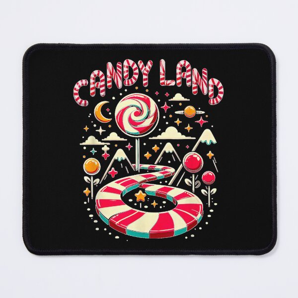 Item preview, Xmas Candy Land Rainbow Trail Candy Cane Merry Christmas designed and sold by GalenoHenley.