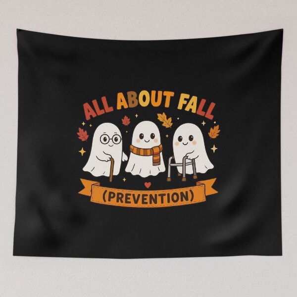 Item preview, All About Fall Prevention Ghost Funny Autumn Humor designed and sold by SoyLamderma.