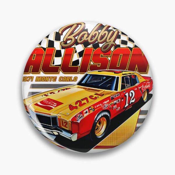 Item preview, Retro Style Bobby Allison Racing Car Illustration designed and sold by tahah12.