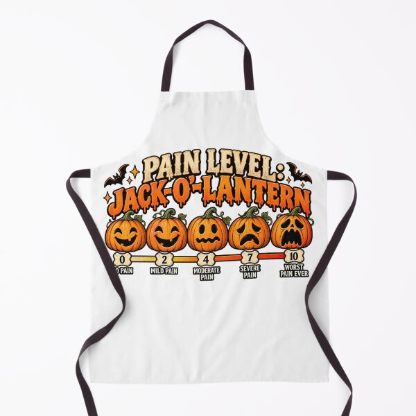 Item preview, Pain Scale Halloween Nurse Shirt, Jack O Lantern Pain Level Tee, Funny Pumpkin Nurse Gift, Pediatric ER RN Spooky Sweatshirt designed and sold by PRINYOS.