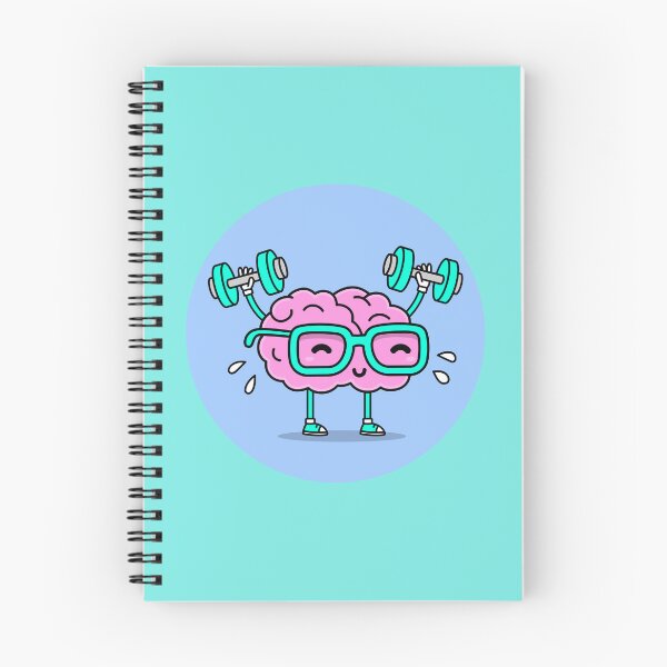 Item preview, Mental Fitness Brain Lifting Dumbbells Illustration designed and sold by PixellaneArt.