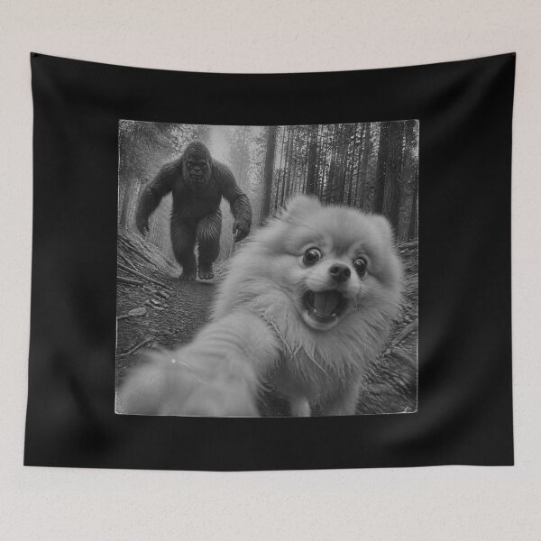 Item preview, Funny Bigfoot Pomeranian designed and sold by LizzyKeiko.
