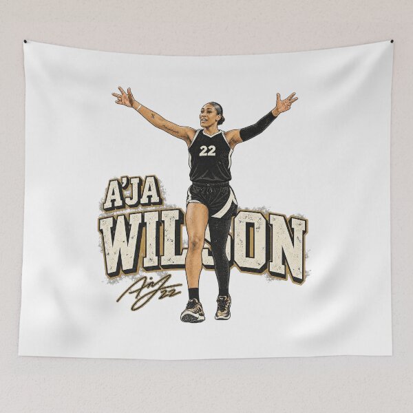 Item preview, A'ja Wilson Las Vegas Number 22 Signature Graphic Vintage designed and sold by YAWO-PAE.