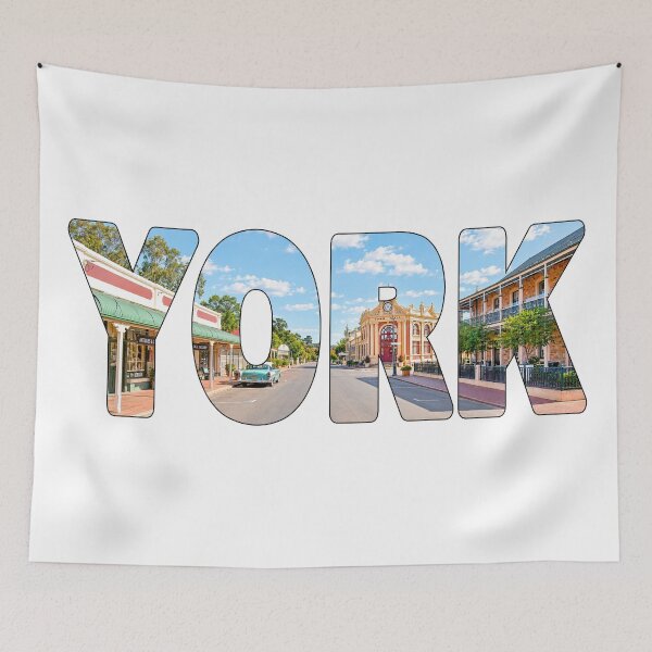 Item preview, YORK - Western Australia Town Hall and Pub Hotel Weatbelt Region designed and sold by Adam Gormley.