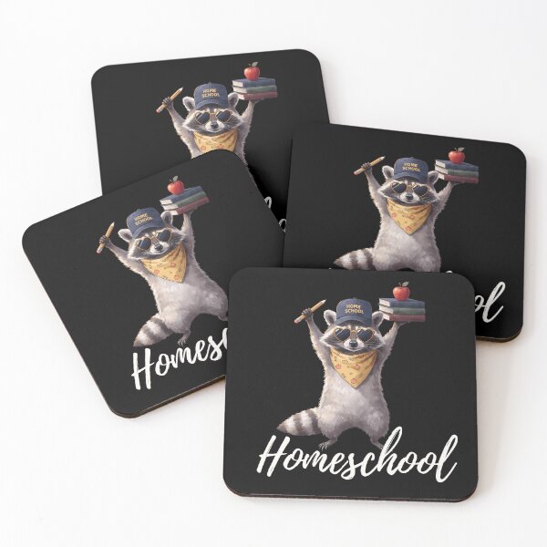 Item preview, Cool Raccoon Homeschool Mom Back to School Gift designed and sold by Zizo-DR44.