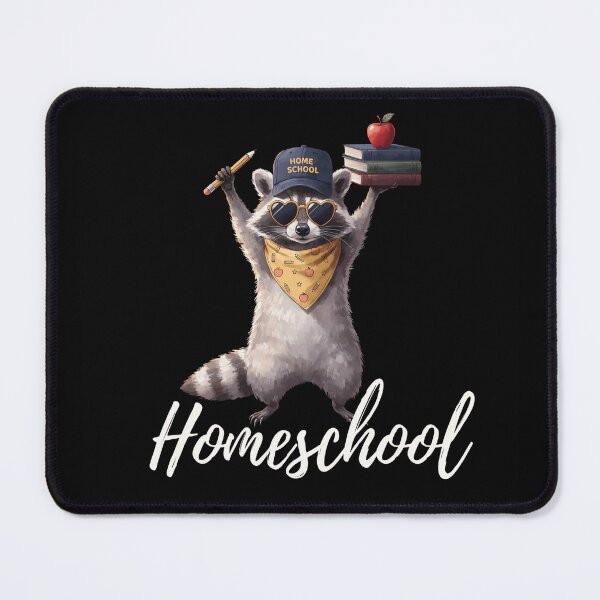 Item preview, Cool Raccoon Homeschool Mom Back to School Gift designed and sold by Zizo-DR44.