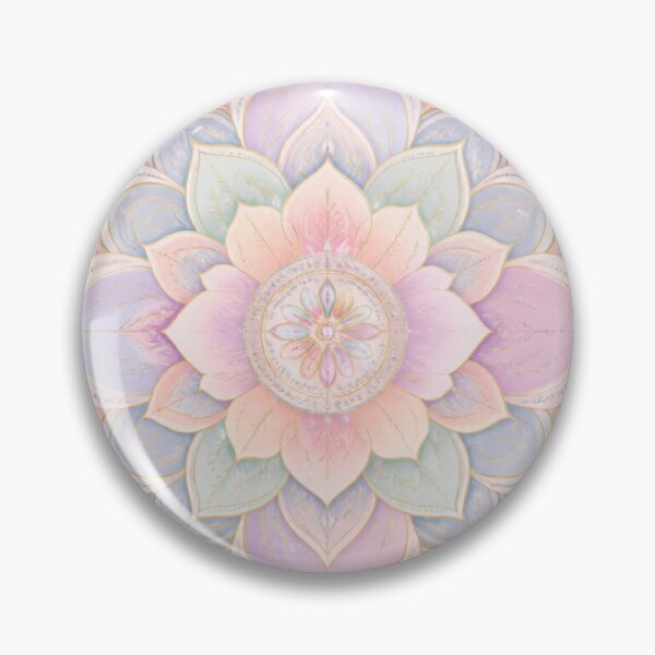 Item preview, Soft Pastel Radiance Mandala designed and sold by Bluejai Shop.