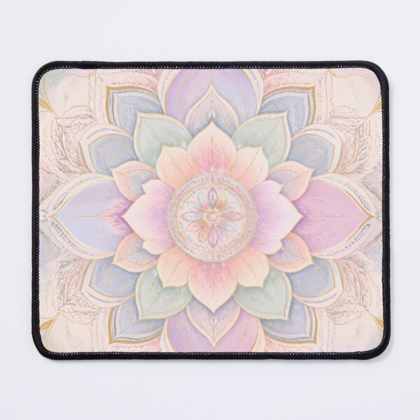 Item preview, Soft Pastel Radiance Mandala designed and sold by Bluejai Shop.