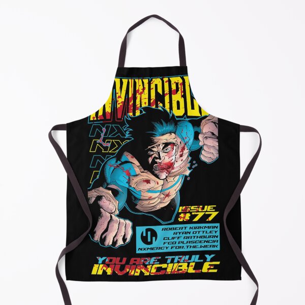Item preview, Invincible Comic Art Blood Splatter Hero designed and sold by LAWRENCEROUGH.