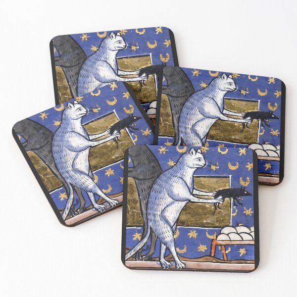 Item preview, Medieval Cat With Rat Gun designed and sold by traceysthetic.