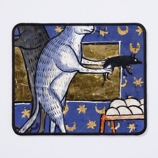 Item preview, Medieval Cat With Rat Gun designed and sold by traceysthetic.