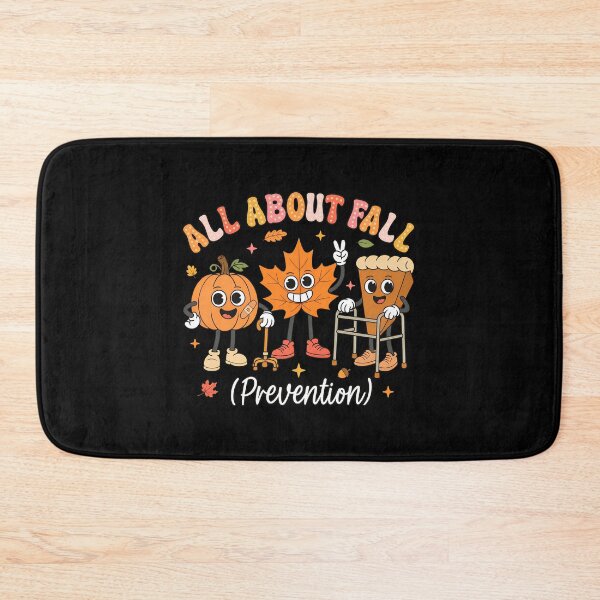 Item preview, All About Fall Prevention Retro Characters designed and sold by SoyLamderma.