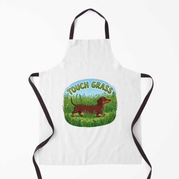 Item preview, Touch Grass Dachshund - Funny Internet Culture designed and sold by FrozenFits.
