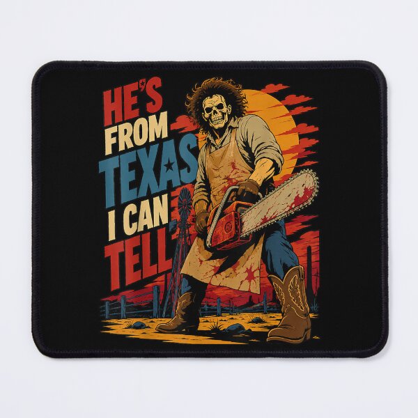 Item preview, Hes from Texas I Can Tell Funny Skeleton Halloween Meme Men designed and sold by LizzyKeiko.