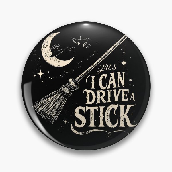 Item preview, Yes I Can Drive a Stick Funny Witch Halloween designed and sold by Zizo-DR44.