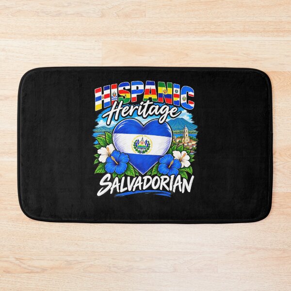 Item preview, El Salvador Floral Women Girl Hispanic Heritage Month designed and sold by PAROSSA.