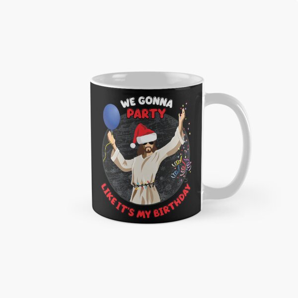 Item preview, We Gonna Party Like It's My Birthday Jesus Santa Hat designed and sold by LAWRENCEROUGH.