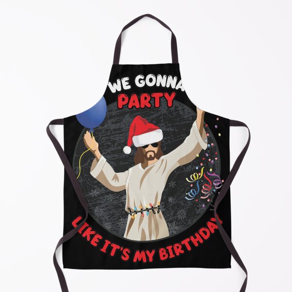 Item preview, We Gonna Party Like It's My Birthday Jesus Santa Hat designed and sold by LAWRENCEROUGH.