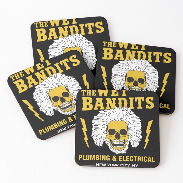 Item preview, The Wet Bandits Plumbing Electrical Skull Lightning Retro designed and sold by LAWRENCEROUGH.