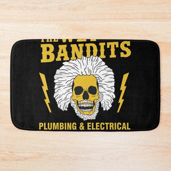 Item preview, The Wet Bandits Plumbing Electrical Skull Lightning Retro designed and sold by LAWRENCEROUGH.