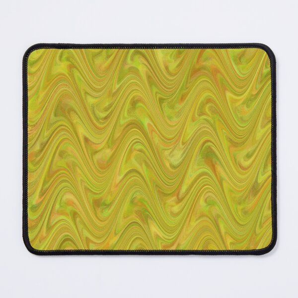 Item preview, Marbling Abstract Green Yellow designed and sold by ArtbyDebbieC.