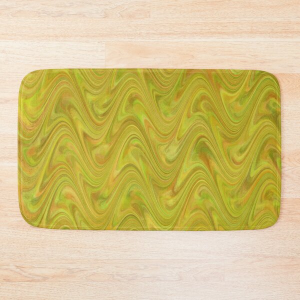 Item preview, Marbling Abstract Green Yellow designed and sold by ArtbyDebbieC.