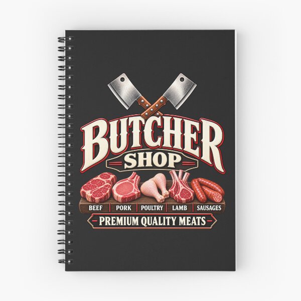 Item preview, Butcher Shop – Premium Quality Meats & Fresh Cuts designed and sold by HO•Designs.