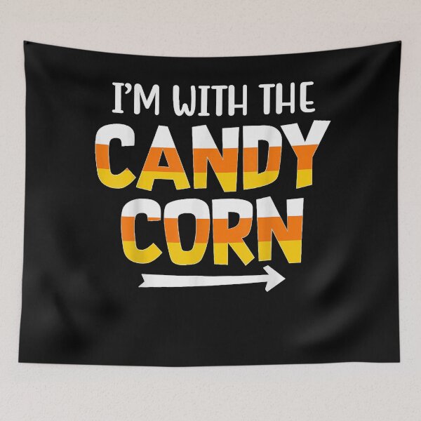 Item preview, Funny I'm With Candy Corn Halloween matching Couples  designed and sold by EricCotanori.