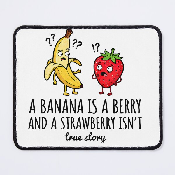 Item preview, Confused Fruits: The Berry Truth - Banana vs. Strawberry designed and sold by FrozenFits.