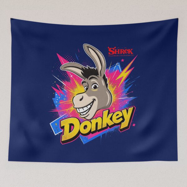 Item preview,  Colorful Donkey Pop Art  designed and sold by leacha.
