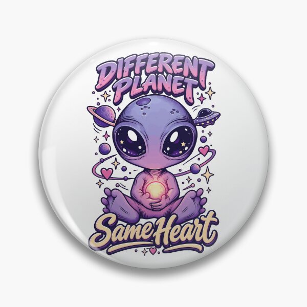 Item preview, Different Planet Same Heart Alien designed and sold by digijob.