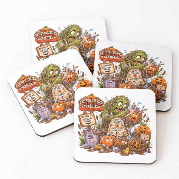 Item preview, ⚡HALLOWEEN OVERACHIEVERS CLUB -  Swampie's Pumpkin Washing Department designed and sold by WheelieGdArt.