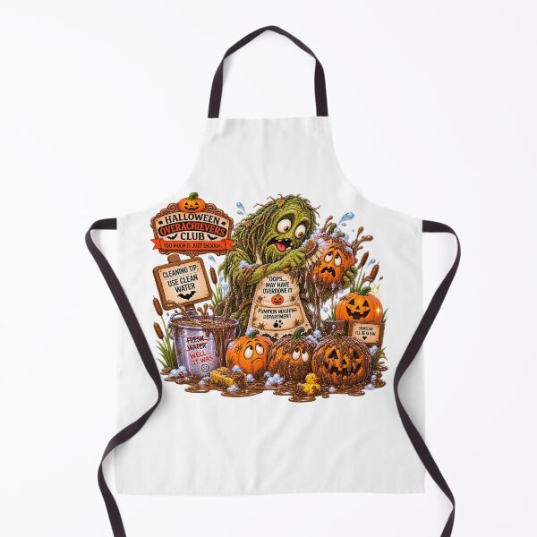 Item preview, ⚡HALLOWEEN OVERACHIEVERS CLUB -  Swampie's Pumpkin Washing Department designed and sold by WheelieGdArt.