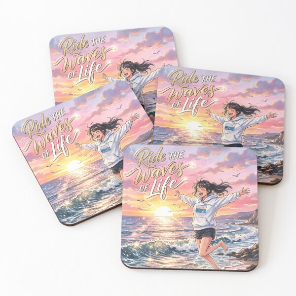 Item preview, Ride the Waves of Life Quote Beach designed and sold by JonelleTshirts.