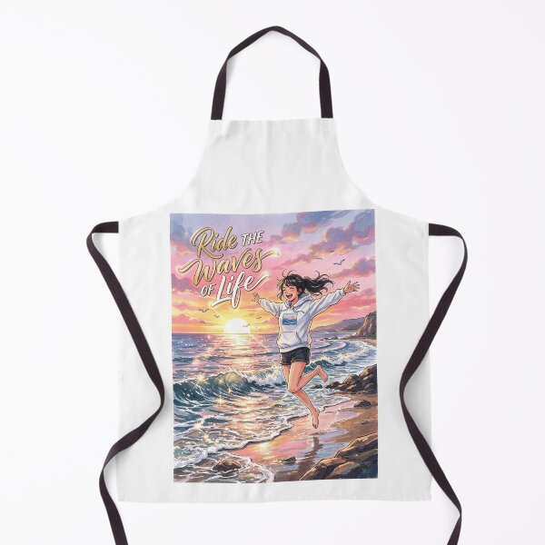 Item preview, Ride the Waves of Life Quote Beach designed and sold by JonelleTshirts.