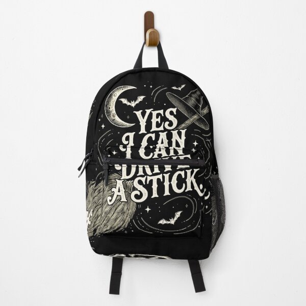 Item preview, Yes I Can Drive a Stick Witch Hat Broomstick designed and sold by Zizo-DR44.
