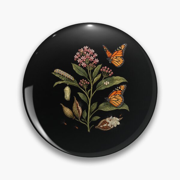 Item preview, Monarch Butterfly Life Cycle Milkweed Botanical Nature Lover designed and sold by PAROSSA.
