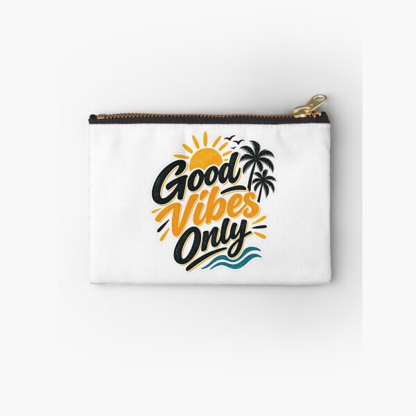 Item preview, Good Vibes Only Sunny Beach Sunset - Tropical Palm Tree & Ocean Design designed and sold by Venloomzy.