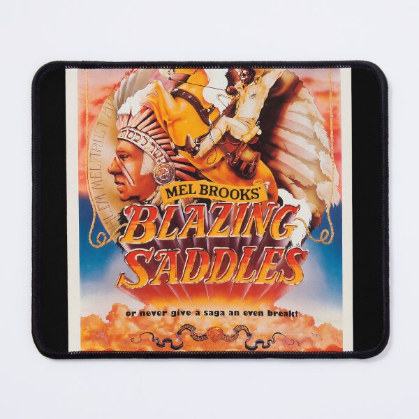 Item preview, Blazing Saddles Mel Brooks Western Comedy Film Poster Art designed and sold by LAWRENCEROUGH.