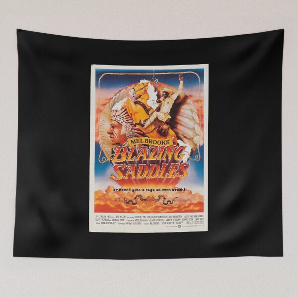 Item preview, Blazing Saddles Mel Brooks Western Comedy Film Poster Art designed and sold by LAWRENCEROUGH.