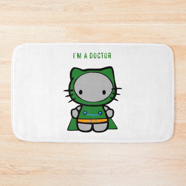 Item preview, Cute Kitty Doctor Doom Illustration with Playful and Mysterious Vibe designed and sold by OceanBeagle.