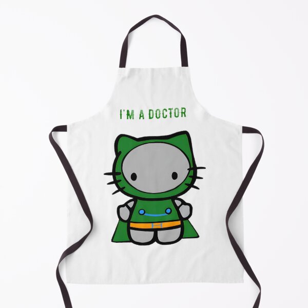 Item preview, Cute Kitty Doctor Doom Illustration with Playful and Mysterious Vibe designed and sold by OceanBeagle.