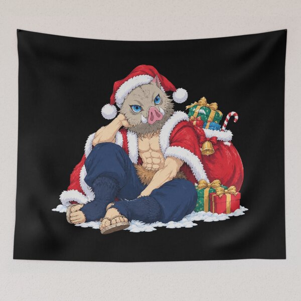 Item preview, Inosuke Hashibira Christmas designed and sold by ZanderFlowers.