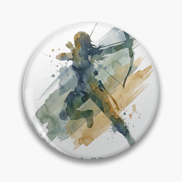 Item preview, Lara Croft Adventurer Watercolor Silhouette Art designed and sold by iwzzuel.