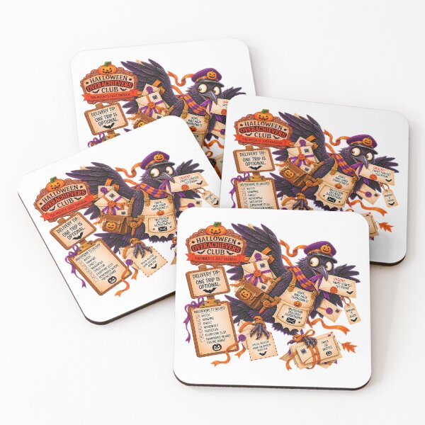 Item preview, ⚡HALLOWEEN OVERACHIEVERS CLUB - Raven's Invitation Delivery Department designed and sold by WheelieGdArt.