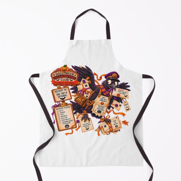 Item preview, ⚡HALLOWEEN OVERACHIEVERS CLUB - Raven's Invitation Delivery Department designed and sold by WheelieGdArt.