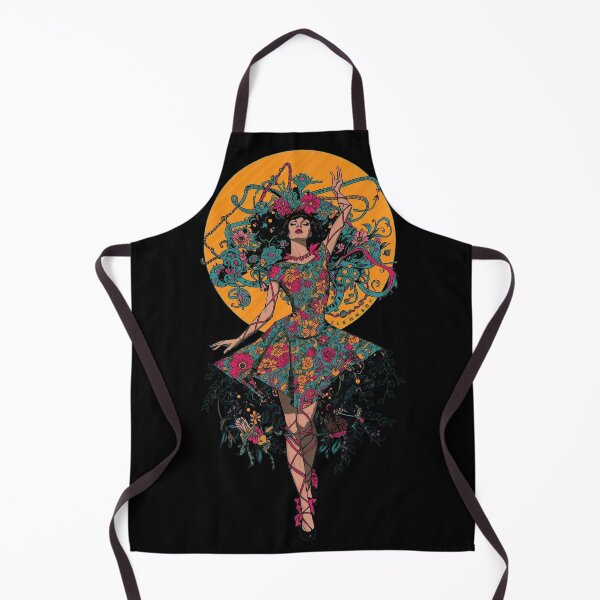 Item preview, Celestial Floral Dancer: Art Nouveau Solar Goddess designed and sold by  Mythical Entanglement.