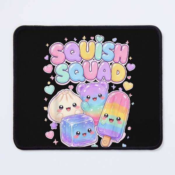 Item preview, Squish Squad Kawaii Dumpling Rainbow Candy Aesthetic Bow designed and sold by GalenoHenley.