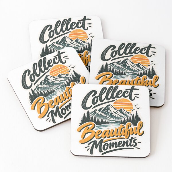 Item preview, Collect Beautiful Moments - Inspirational Mountain Hiking Quote designed and sold by Venloomzy.