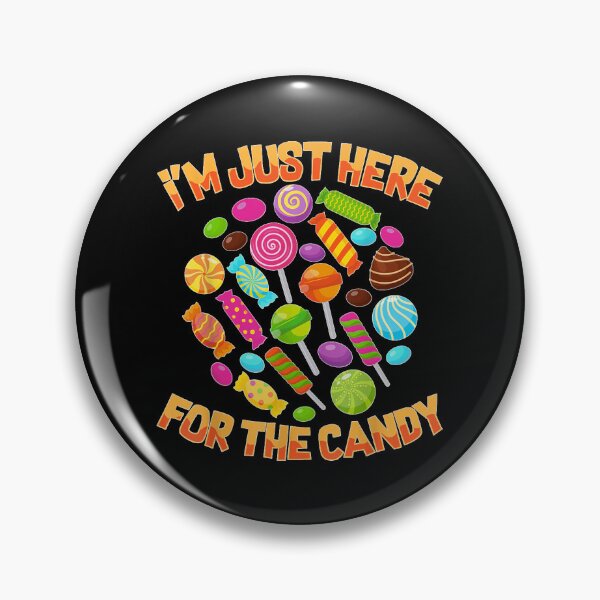 Item preview, I'm Just Here For The Candy Funny Halloween Pun  designed and sold by GalenoHenley.